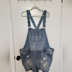 Torrid Distressed Shortall Overall 24